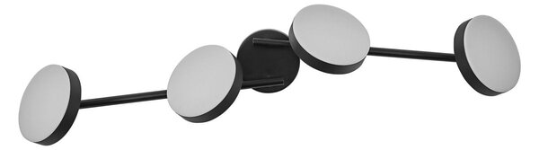 Černé stropní svítidlo 21 W Teplá bílá 810 mm
