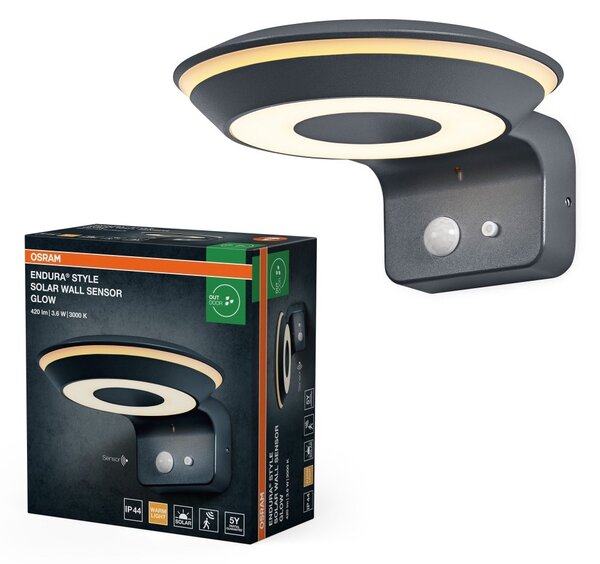 LED Nástěnné venkovní svítidlo 3,60 W Teplá bílá 160 mm