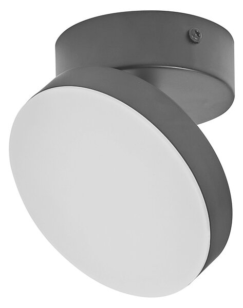 Černé stropní svítidlo 5,50 W Teplá bílá 120 mm