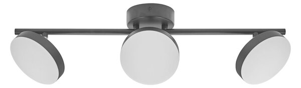 Černé stropní svítidlo 16 W Teplá bílá 580 mm