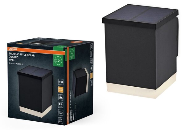 Příjezdové solární svítidlo 0,50 W Teplá bílá 85 mm