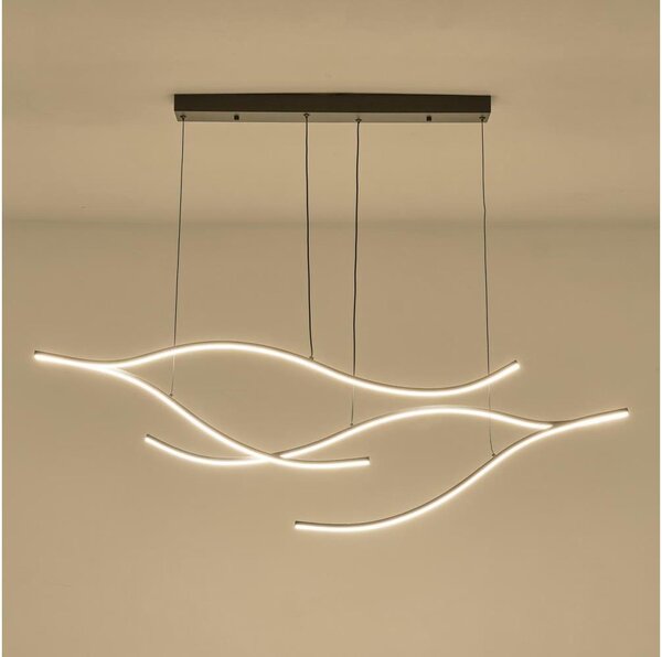 LED Lustr na lanku WAVES LED/30W/230V 3000K
