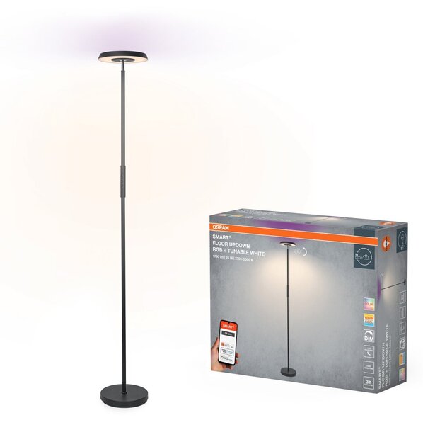 SMART Stojací lampa 24 W RGB,Laditelná bílá