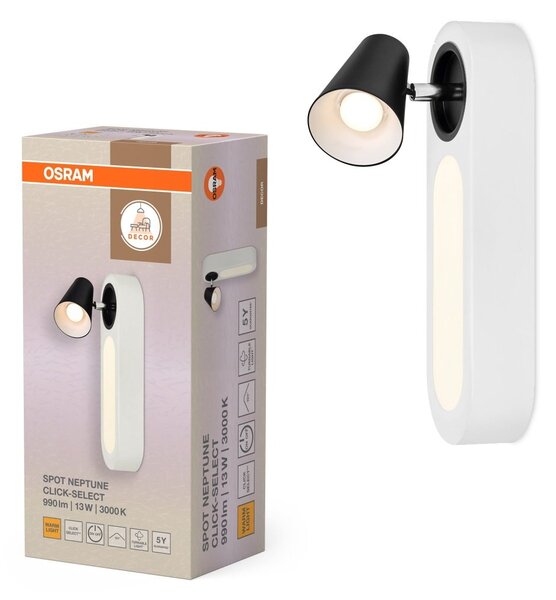 Dekorativní bílé stropní svítidlo 13 W Teplá bílá 90 mm