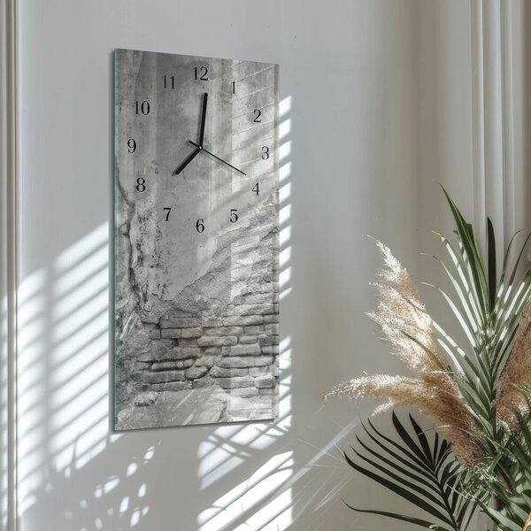 Skleněné hodiny vertikální Zeď zsppc-30x60-00174771
