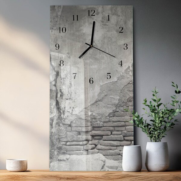 Skleněné hodiny vertikální Zeď zsppc-30x60-00174771