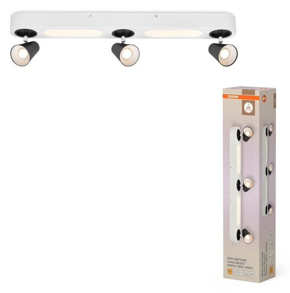Dekorativní bílé stropní svítidlo 26 W Teplá bílá 708 mm