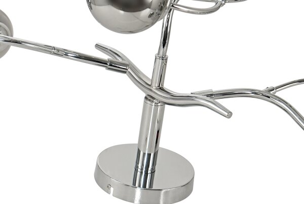 Brilagi - LED Přisazený lustr MISTEL 9xG9/3W/230V černý chrom/kouřová