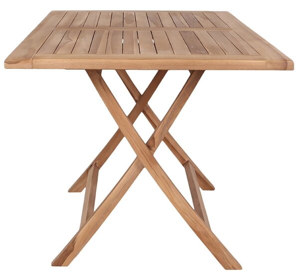 Nordic Living Dřevěný přírodní jídelní stůl Oviedo 120 cm