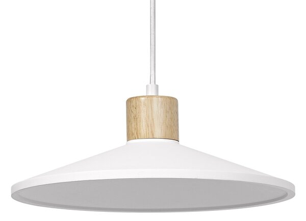 Dekorativní bílé závěsné svítidlo 320mm E27