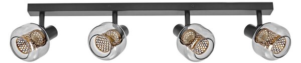 Dekorativní černé stropní svítidlo 11,20 W Teplá bílá 825 mm
