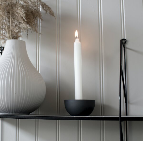 Storefactory Scandinavia Keramický svícen Lidatorp S - Dark Grey SF117