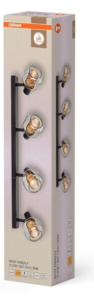 Dekorativní černé stropní svítidlo 11,20 W Teplá bílá 825 mm