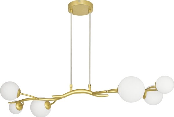 Brilagi - LED Lustr na lanku MISTEL 6xG9/3W/230V zlatá/bílá