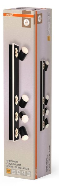 Dekorativní černé stropní svítidlo 58,50 W Teplá bílá 713 mm