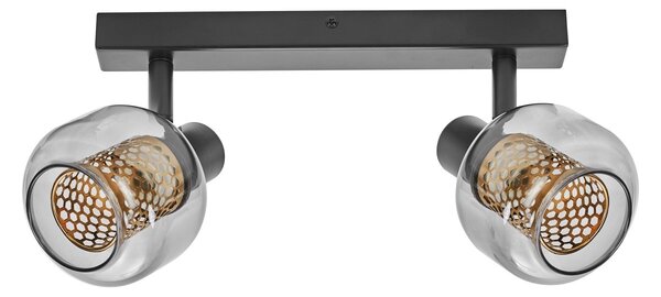 Dekorativní černé stropní svítidlo 5,60 W Teplá bílá 385 mm