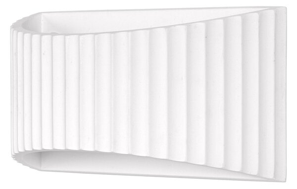 Dekorativní nástěnné svítidlo 1xE27, Bílá, 290 mm, plochý design