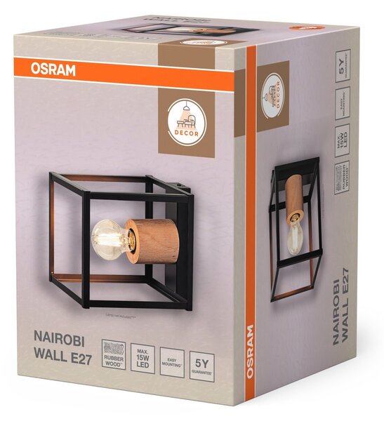 Dekorativní nástěnné svítidlo Nairobi E27 170mm