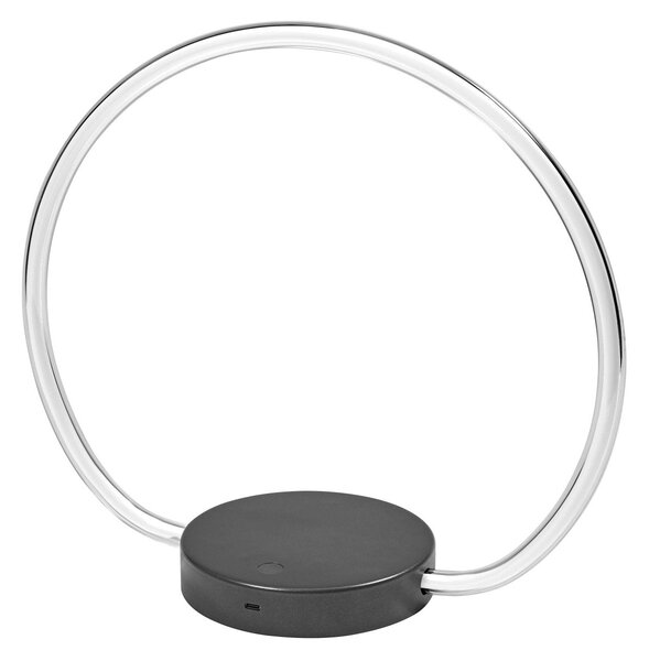 Dekorativní stolní lampa Aura s USB, 10 W, teplá bílá