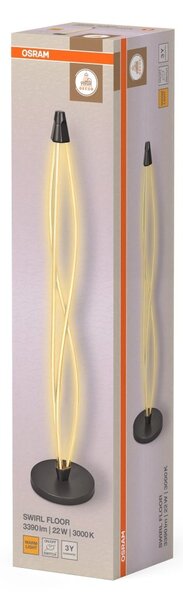 Dekorativní stojací lampa Swirl 22 W Teplá bílá