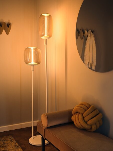 Dekorativní stojací lampa Stick 2xE27 béžová