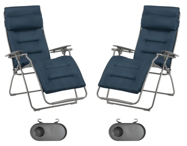 Zvýhodněná sada: 2x FUTURA BeComfort vel. standard modrá Bleu Encre + 2× držák nápojů ZDARMA