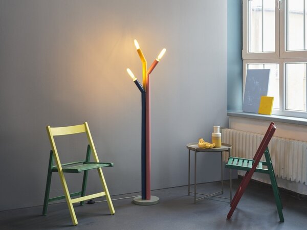 Dekorativní stojací lampa Straw 3xE27