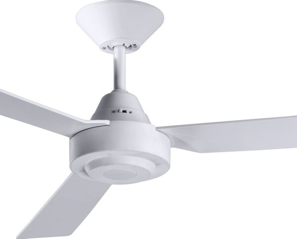 Stropní ventilátor Bayside Calypso, bílý, Ø 122 cm, tichý – Beacon Beacon Lighting, Bayside Calypso, Bílá, Obývací pokoj, Plast, Moderní