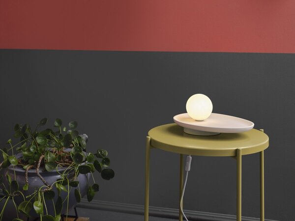Dekorativní stolní lampa Plaster Nest 1xG9, bílá