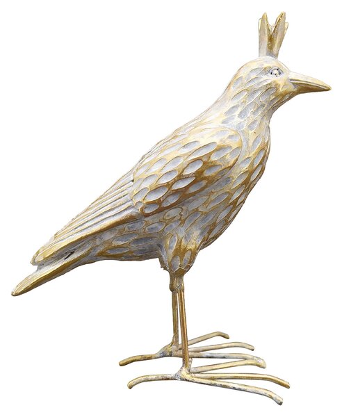 Zahradní figurka z polyresinu Jude, sada 2ks, 11,5 cm, zlatá