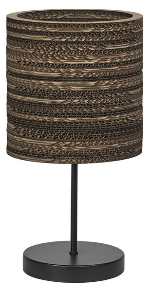Dekorativní stolní svítidlo Cardboard Cylinder, E27, hnědé