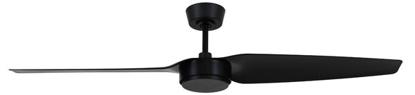 Stropní ventilátor Condor, černý, DC, tichý, Ø 137 cm – Beacon Beacon Lighting, Condor, Černá, Obývací pokoj, Plast, Moderní