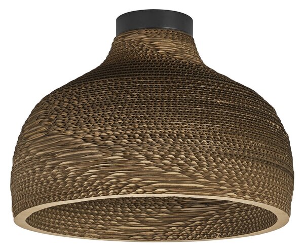 Dekorativní stropní svítidlo Cardboard Hat E27 hnědé
