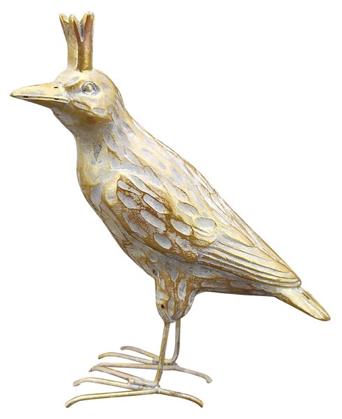 Zahradní figurka z polyresinu Jude, sada 2ks, 11,5 cm, zlatá