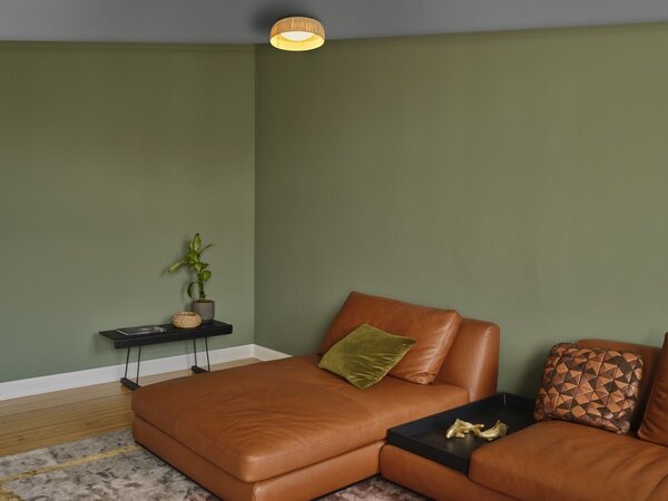 Dekorativní stropní svítidlo Bamboo Paper 12W 830 Teplá bílá, hnědé