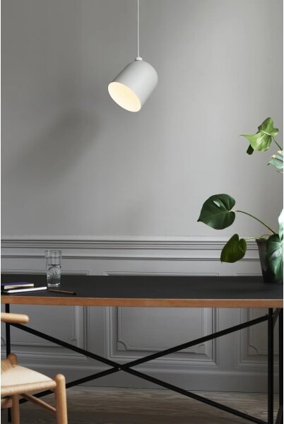 DFTP by Nordlux - Lustr na lanku ANGLE 1xE27/25W/230V bílá