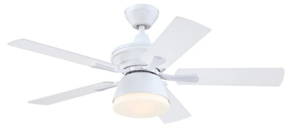 7316340 Stropní ventilátor s osvětlením, bílý, tichý – Westinghouse Westinghouse, 7316340, Bílá, Obývací pokoj, Plast, Moderní