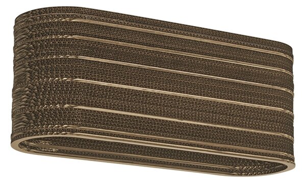 Dekorativní stropní svítidlo Cardboard Oval 3xE27 hnědé, 600 mm