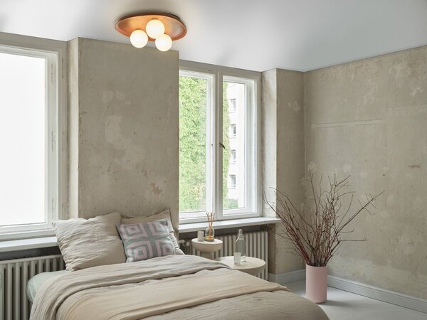 Dekorativní stropní svítidlo Clay Nest 3xG9 hnědé, 500 mm