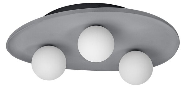 Dekorativní stropní svítidlo Concrete Nest 3xG9 šedé, 500 mm