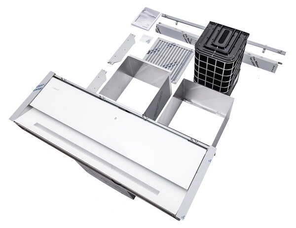 Digestoř s čističkou CATA RENOVA PURE AIR MNV 90 GWH