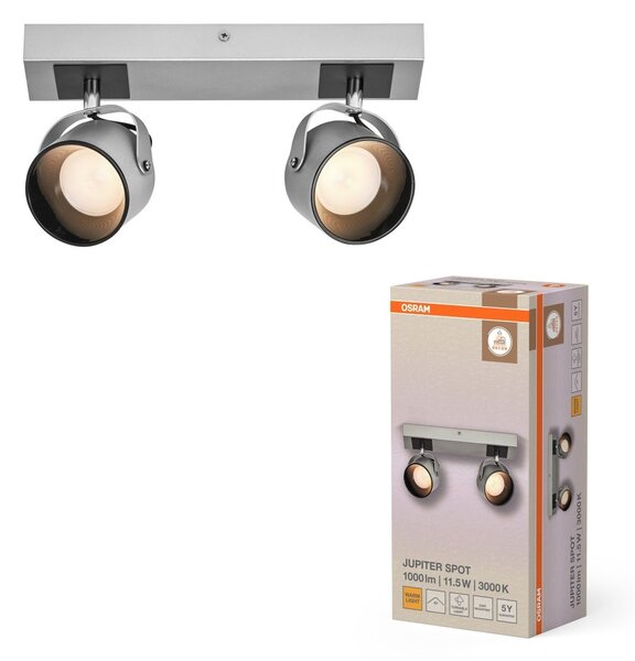 Dekorativní stříbrné stropní svítidlo 11,50 W Teplá bílá 300 mm