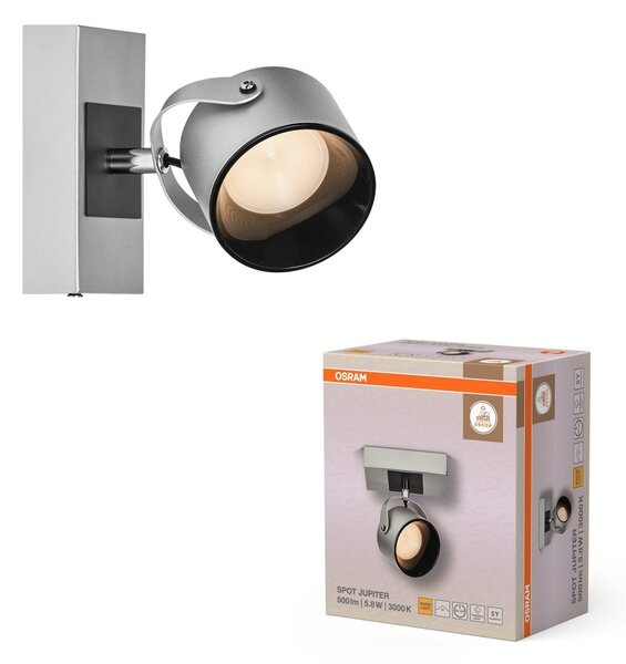 Dekorativní stříbrné stropní svítidlo 5,80 W Teplá bílá 130 mm