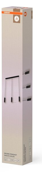 Dekorativní závěsné svítidlo 7,5 W, černé, délka 825 mm, Teplá bílá