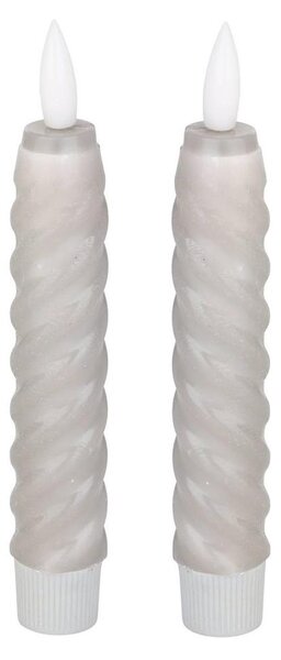 Eglo 422229 - SADA 2x LED Svíčka ANDRAFIABE LED/1xAAA 15 cm šedá