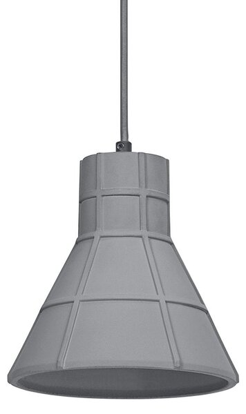 Dekorativní závěsné svítidlo Concrete Bim E27 tmavě šedé