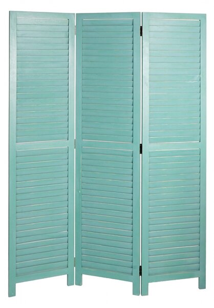 Paraván Shabby vintage C30 - 170 x 120 cm - Zelená