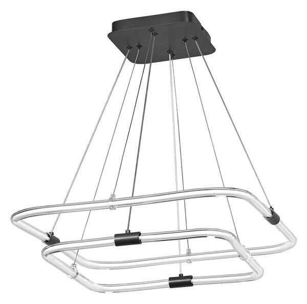 Dekorativní závěsné svítidlo Tetragon 23W Teplá bílá, 567 mm