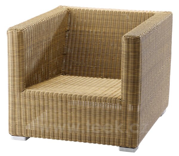 Cane-line Nízké křeslo Chester, Cane-line, 74x85x63 cm, umělý ratan barva natural, bez polstrů