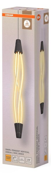 Dekorativní závěsné svítidlo Swirl 18W Teplá bílá, 1120 mm